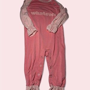Kickee Pants "Whatever" One-Piece Romper